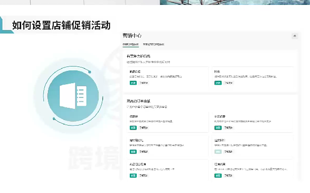 如何设置店铺促销活动-星火跨境XINGHUOS-卖家综合服务门户