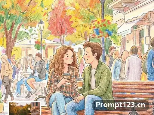 彩色铅笔插图