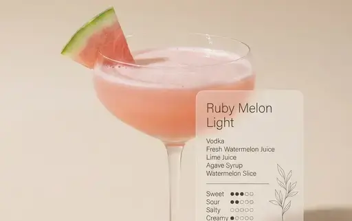 鸡尾酒磨砂卡片