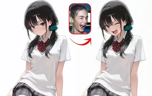 表情准确参考转换