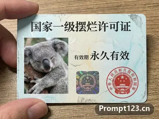 国家一级摆烂许可证
