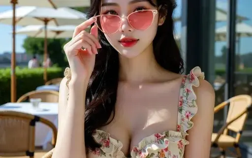 一位美丽迷人的年轻女子