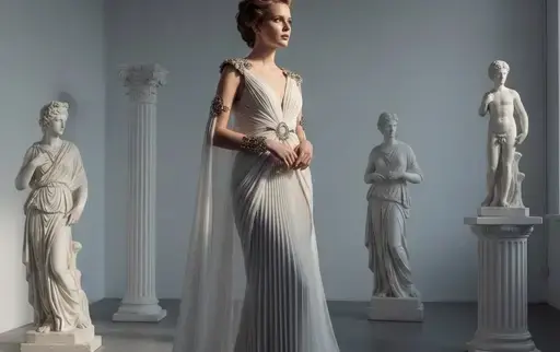 新古典高时尚女性肖像