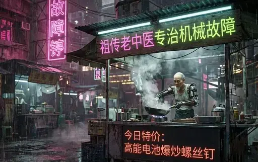 一张极具电影感的画面