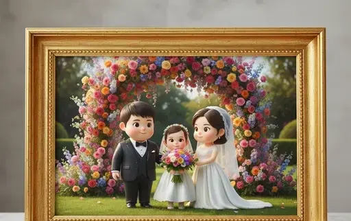 3D 全家福婚纱照