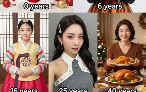 各年龄段的样子