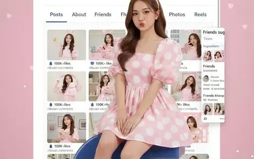 Facebook个人资料界面