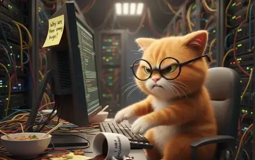 皮克斯风程序员猫