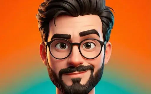 风格化的3D人物漫画