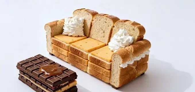 照片级逼真的概念食物艺术肖像提示词:AI作图关键词与图片参考.
