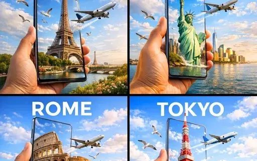 一则超写实的旅行广告