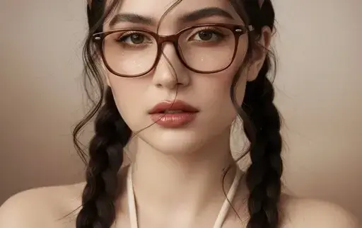 一幅超写实的高品质特写肖像