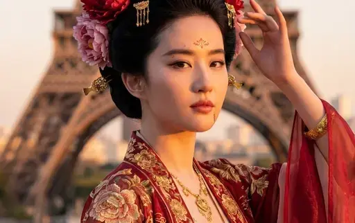 大唐盛世与巴黎写真照
