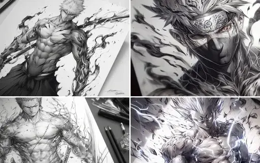 铅笔素描画