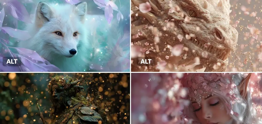 附魔粒子泛光提示词:AI作图关键词与图片参考.