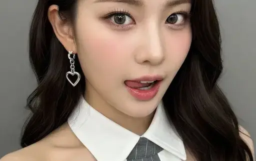 年轻的东亚女性K-Pop偶像风格