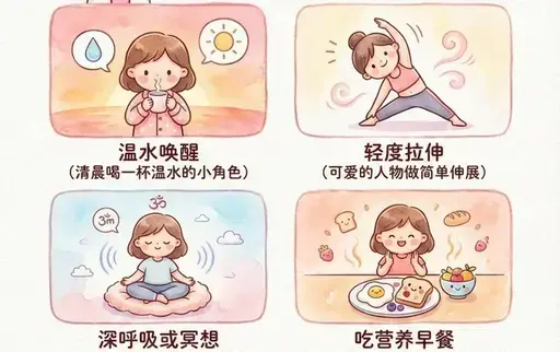 手绘美颜科普图
