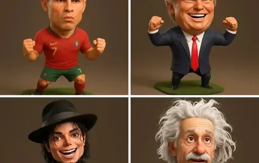 超写实3D漫画肖像