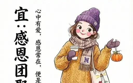 手绘日历插画