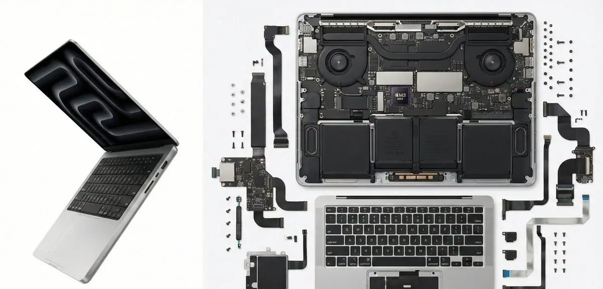 MacBook Pro 笔记本电脑拆解 图片 1