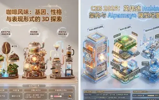 漂浮在空中的3D爆炸装配图提示词:AI作图关键词与图片参考.