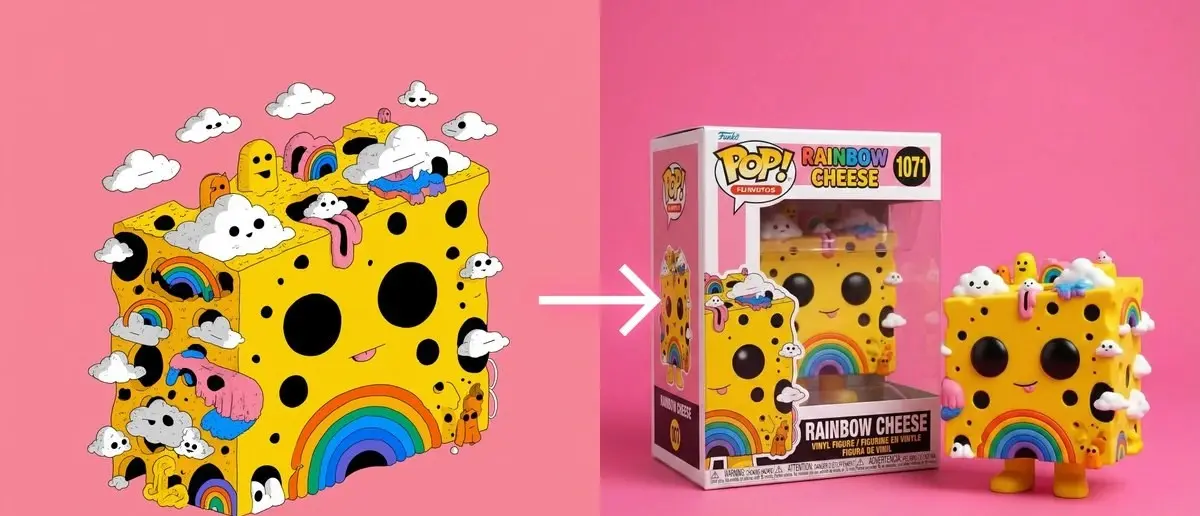 卡通画变成 Funko Pop 乙烯基人偶 图片 1